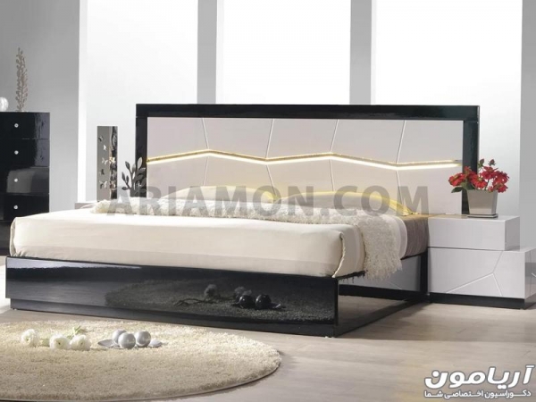 تخت خواب مدرن سیاه