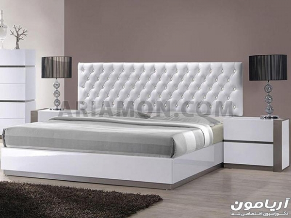 تخت خواب سفید چستر