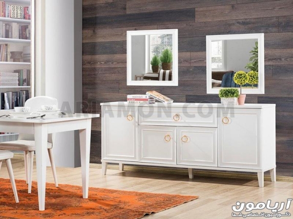 میز کنسول کلاسیک سفید
