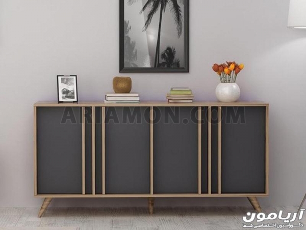 میز کنسول پذیرایی مشکی