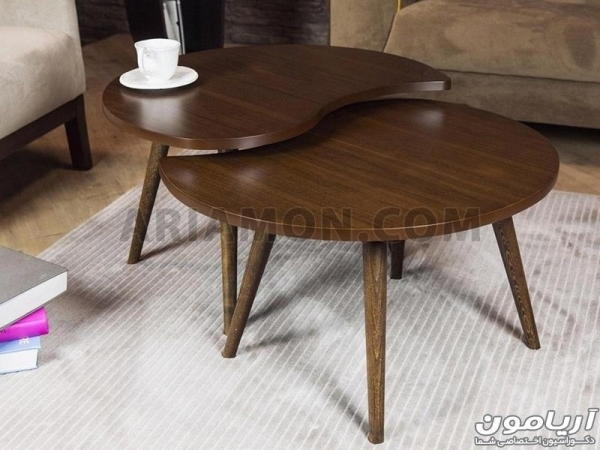 میز جلو مبلی طرح دار