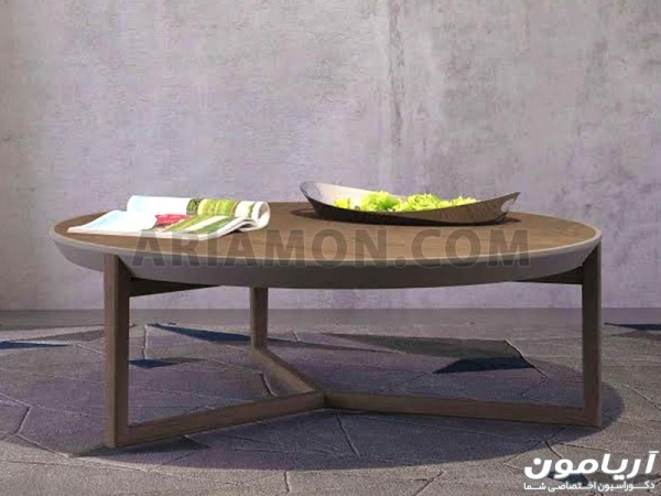 میزجلومبلی و میزعسلی گرد