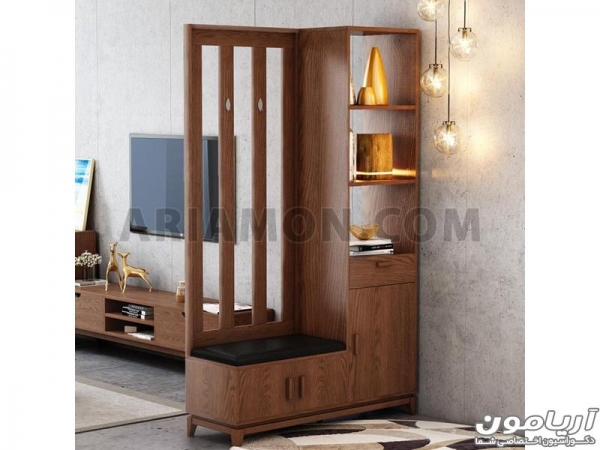 کمد چوبی با جاکفشی