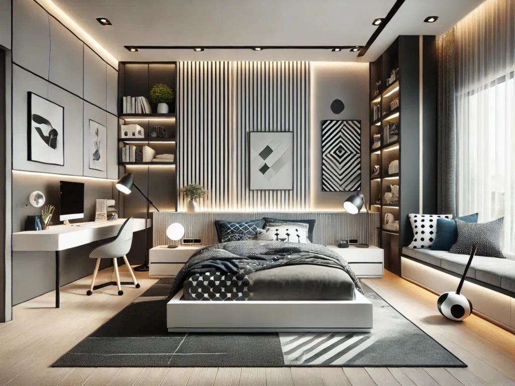 دیزاین اتاق خواب پسرانه