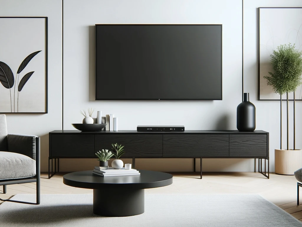 ابعاد درست میز تلویزیون