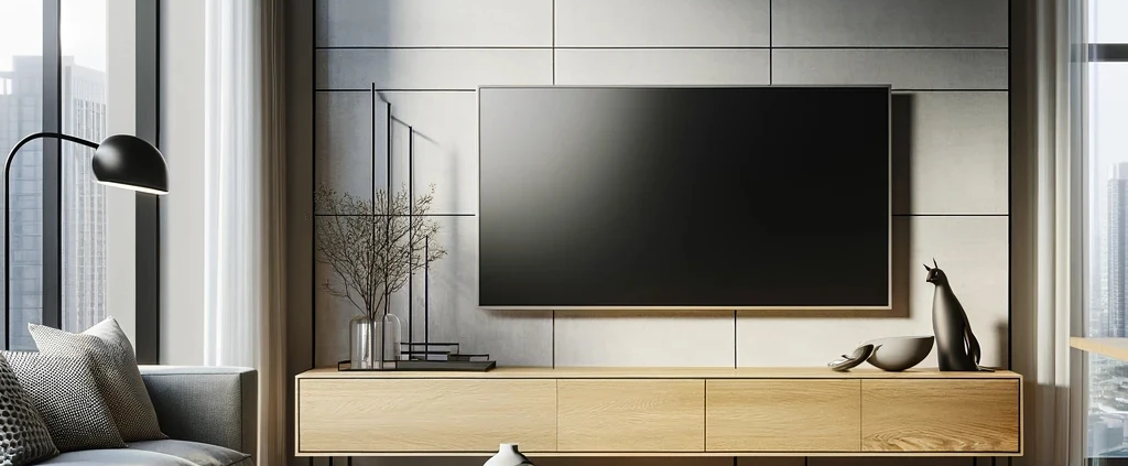 ابعاد درست برای میز تلویزیون