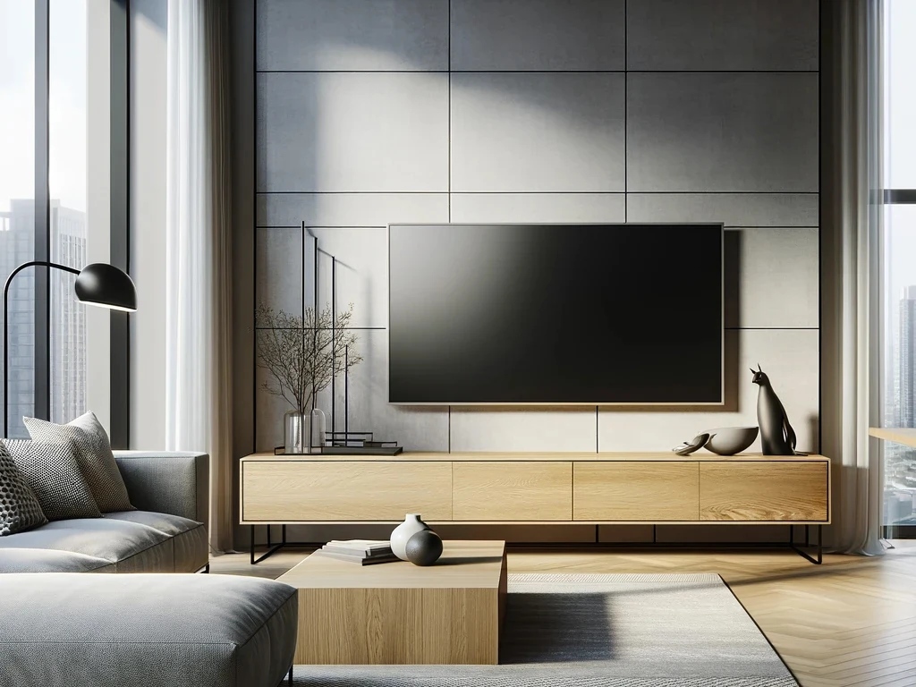 ابعاد درست برای میز تلویزیون