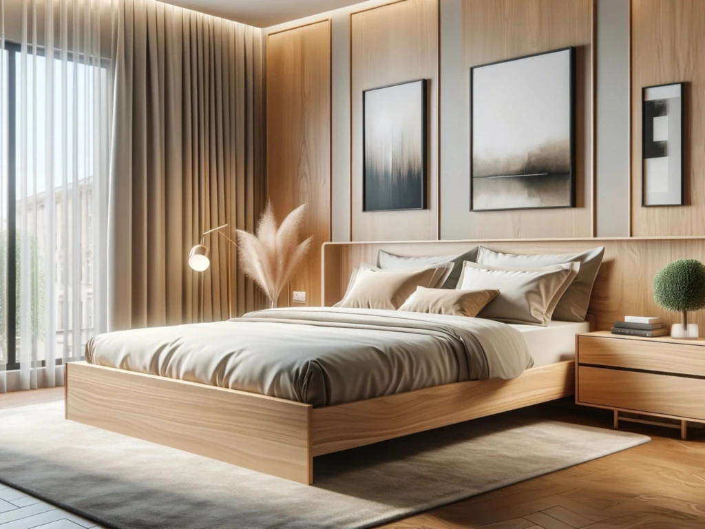 سرویس خواب چوبی ام‌دی‌اف ساده