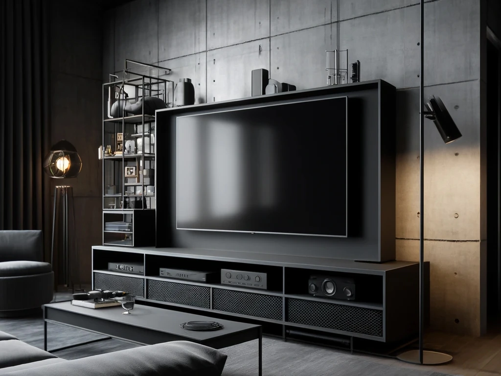 مدل میز تلویزیون مشکی