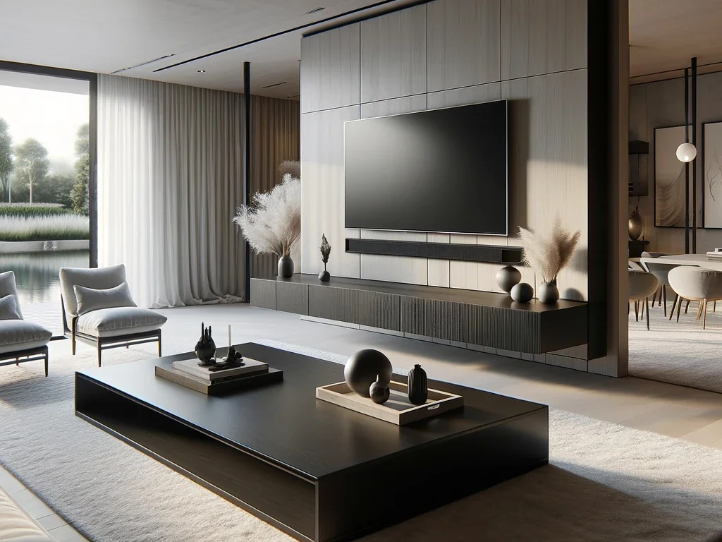 مدل جذاب میز تلویزیون دیواری