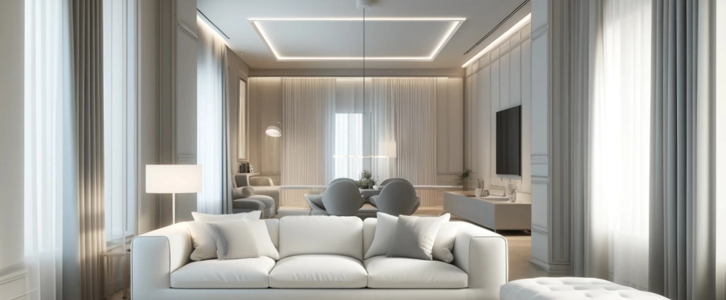 نمونه ایی از مبل راحتی ارزان سفید