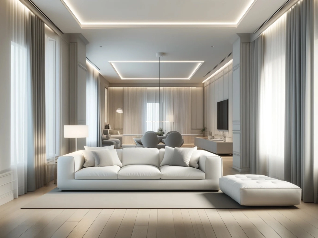 مبل راحتی سفید