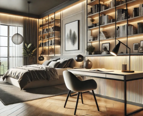 خرید میز تحریر کم جا و مدرن