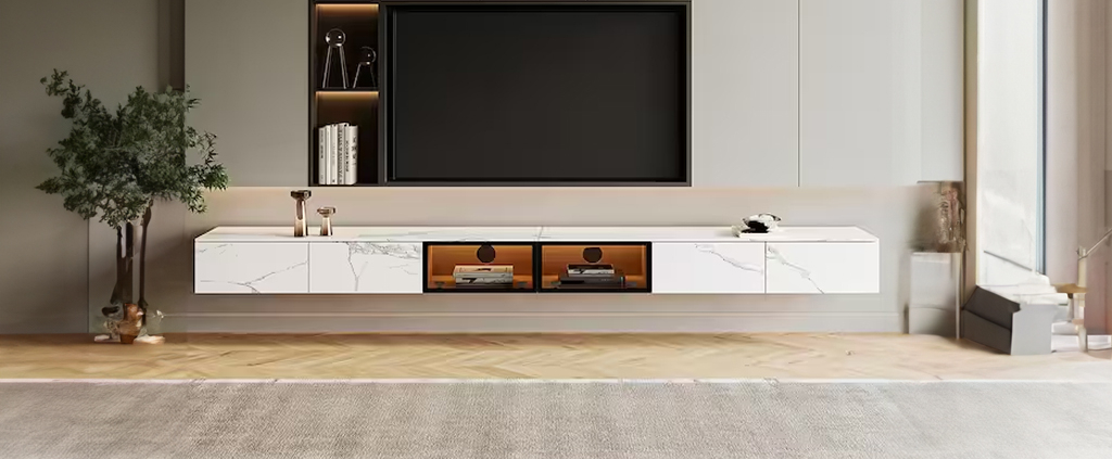 میز تلویزیون دیواری