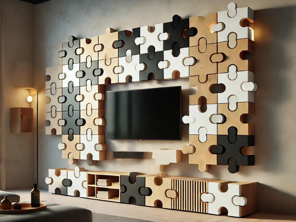 میز تلویزیون پازلی