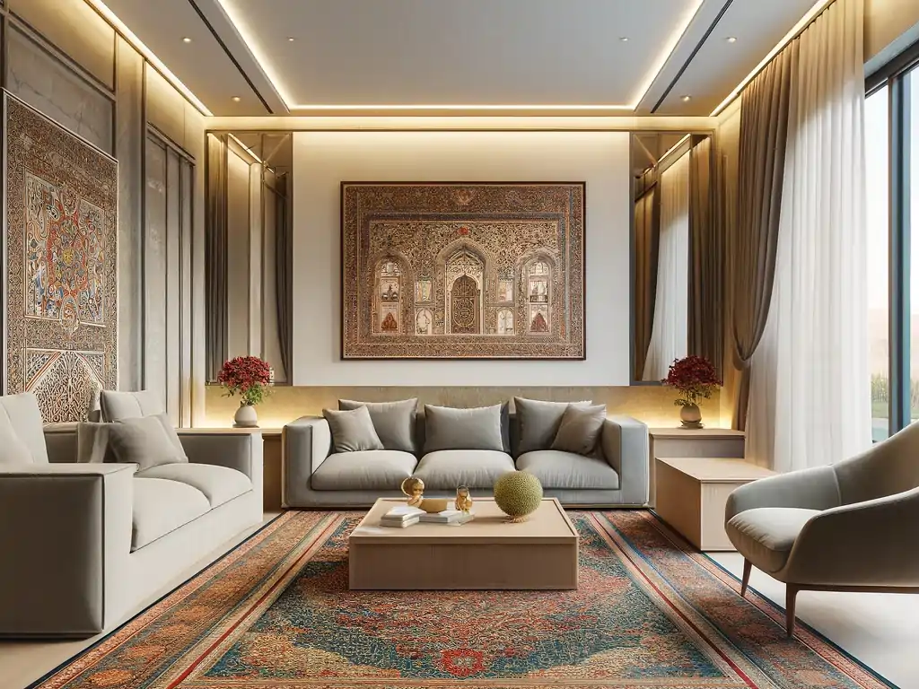 دکوراسیون پذیرایی ایرانی