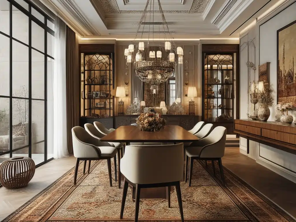 چیدمان دکوراسیون پذیرایی ایرانی